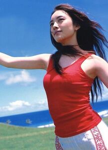 彡仲間由紀恵　赤タンクトップ　A1サイズ・ポスター