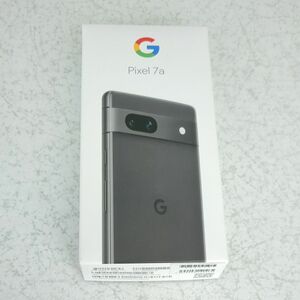 【新品未使用】　Google Pixel 7a チャコール　charcoal　 SIMフリー 