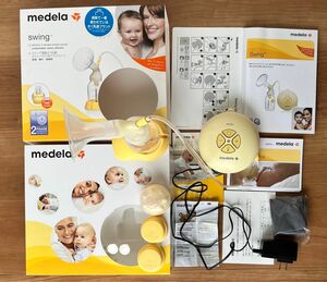メデラ　medela 電動搾乳機 日本語　簡単　哺乳瓶　母乳　乳腺炎