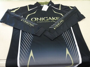 (K-2916)* новый товар *onigakeYT412G.. Zip выше рубашка XL черный 