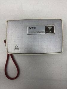 HY-063 当時物 日本製 未検品 NEC 日本電気 6 TRANSISTOR ラジオ NT-6M11