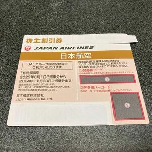 JAL 株主優待券　期限2024.11.30