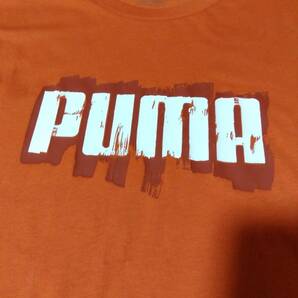 M/新品/puma プーマ/メンズ 半袖Tシャツ/オレンジ Tシャツ 春夏用の画像3