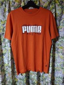 M/新品/puma プーマ/メンズ 半袖Tシャツ/オレンジ Tシャツ 春夏用