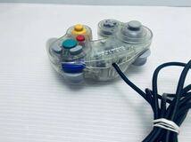 美品 / 動作品GC ゲームキューブコントローラー クリア エンジョイプラスパックプラス限定仕様 DOL-003 Nintendo GAMECUBE(H-56)_画像3