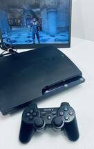 美品/動作品 SONY ソニー PlayStation3 PS3本体 CECH-2000A 120GB ブラック プレステ3 FW4.65ゲームソフト (H-51)_画像2