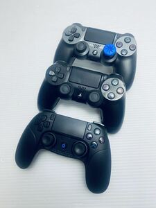 SONY PlayStation4 コントローラー デュアルショック PS4 ワイヤレスコントローラ 3台 動作未確認 (H-63)