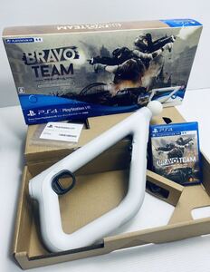 美品 / 動作品PlayStation4 PSVR ブラボーチーム シューティングコントローラー同梱版PCJS 66011 PS4 プレイステーション4まとめ(H-77)