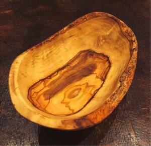 Art hand Auction [Arte Legno] Olive Bowl Handmade made in Italy Natural wood, Western-style tableware, bowl, Salad bowl