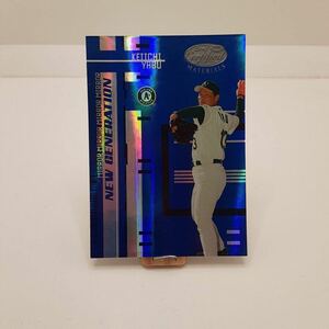 (R4-137) DONRUSS　KEIICHI YABU 藪恵壹　OAKLAND ATHLETICS アスレチックス　NEW GENERATION　MIRROR　MLB　メジャーリーグ　野球 カード