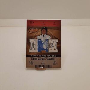 (R5-50) FLEER 2003　HIDEKI MATSUI 松井秀喜　YANKEES　TICKET TO THE MAJORS　MLB　メジャーリーグ　野球 カード　トレーディングカード