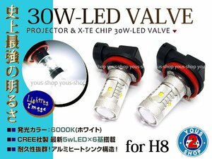 NBOXカスタム（N~BOX) LEDバルブ H8 フォグランプ 30W 社外