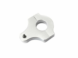 * new goods * all-purpose 26mm 27mm steering damper stay thickness 18mm bolt hole 8mm silver silver aluminium 