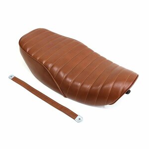 kawasaki ZEPHYR 400 Zephyr 400 89-90 previous term tuck roll new goods seat cover cloth tea color Brown PVC leather waterproof Tucker trim for re-covering 