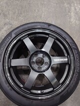 RAYS VOLK RACING TE37 SAGA ＳＡＧＡＳ-Plus 17インチ　ＰＣＤ100 5穴　8.5Ｊ鍛造ホイール_画像4