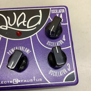 ④ ELECTRO FAUSTUS QUAD EF104 Noise synth エフェクター 現状品 通電のみ確認 の画像3