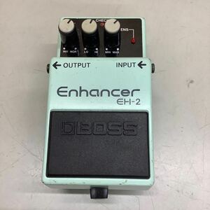 (21) BOSS ボス Enhancer EH-2 エフェクター 現状品 INPUT 差し込み難あり欠品 現状品 通電のみ確認 