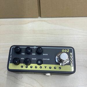 (54) MOOER ムーアー 002 UK GOLD 900 エフェクター 現状品 通電のみ確認 