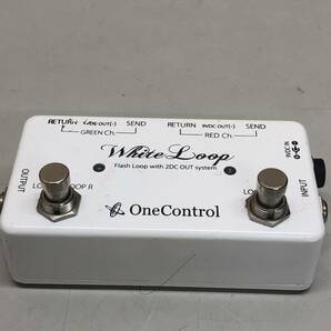 92 One Control White Loop 中古 通電のみ確認済み ギター エフェクター flash loop with 2DC OUTの画像1