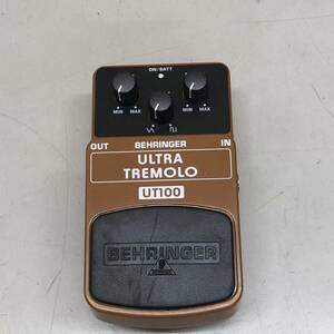 97 BEHRINGER ULTRA TREMOLO UT100 中古 通電のみ確認済み ギター エフェクター ベリンガー 