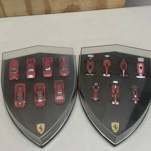 フェラーリ 鑑賞用ケース セット 2点 現状品 Ferrari スポーツカー F1 コレクター 展示 インテリア