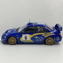 ③ WRC 2001 ポルトガル スバル インプレッサ AUTOart 1/18 ミニカー ディプレイケース付き_画像3