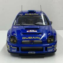 ③ WRC 2001 ポルトガル スバル インプレッサ AUTOart 1/18 ミニカー ディプレイケース付き_画像7