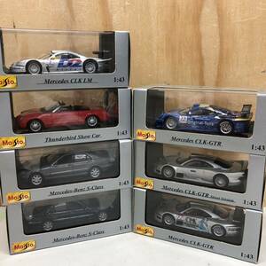 Maisto Maisto 1/43 Classic collection Benz Ford etc. together used present condition goods Mercedes CLK-GTR LM S-CLASS