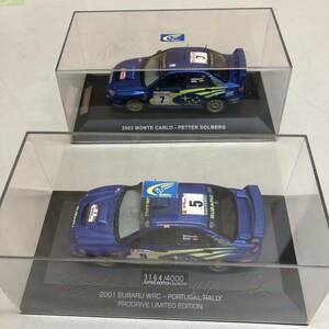 Prodrive 1/43 SUBARU IMPREZA 2点セット 中古 現状品 WRC PORTUGAL RALLY MONTE CARLO