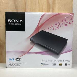 SONY BDP-S190 Blue-ray disk DVD player operation verification ending box manual attaching 