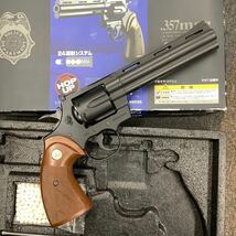 (14) マルイ COLT PYTHON コルトパイソン 357 mag ASGK刻印あり 現状品 ガスガン 動作未確認 _画像6