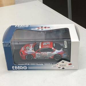 ⑩ EBBRO '01 GT-R JGTC XANAVI HIROTO 1/43 used present condition goods model car racing car 