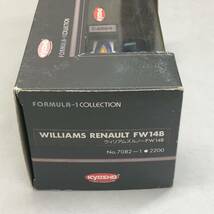 24 Kyosho ウィリアムズ ルノー FW14B 1/43 中古 現状品 箱状態悪 モデルカー レーシングカー_画像2