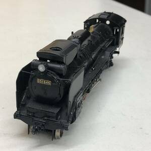 ⑤ Manufacturers unknown D51 646 steam locomotiv power attaching HO gauge present condition goods Junk railroad model National Railways 