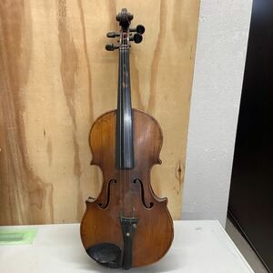 ① メーカー詳細不明 バイオリン 現状品 長さ約60cm ジャンク