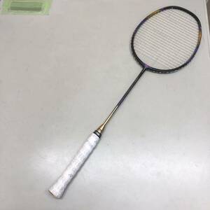 15 LI-NING AERONAUT 9000i badminton racket used weight / grip size unknown case attaching beautiful goods 