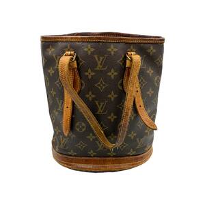 1円スタート■ LOUIS VUITTON ルイヴィトン モノグラム バケットPM プチバケット トートバッグ / M42238 / フランス製 / 