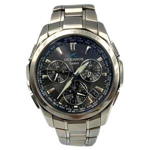 1 иен старт # CASIO CASIO OCEANUS Oceanus Manta man taOCW-S1000BJ-1AJF наручные часы / работа товар / 2007 год производства /
