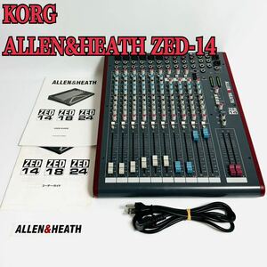 KORG ALLEN&HEATH ZED-14 analog mixer 
