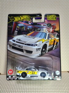 同梱可 ホットウィール BOULEVARD LB SUPER SILHOUETTE NISSAN SILVIA S15 LBWK / ニッサン シルビア / リバティーウォーク 傷有