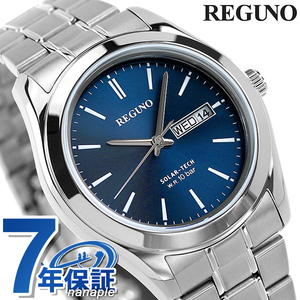  Citizen Regno clock solar men's wristwatch KM1-211-71 CITIZEN blue 