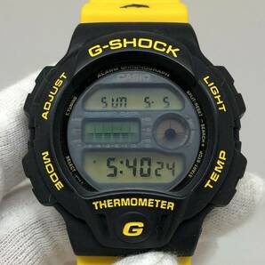 ジャンク G-SHOCK ジーショック 【ITBUS0GLD9PH】 CASIO カシオ 腕時計 DW-6100DW-9 初代 イルクジ イルカクジラ 第4回 ブラック イエローの画像1