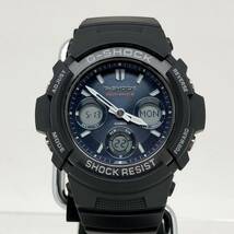 G-SHOCK ジーショック 【ITBTC0JR1YHG】 CASIO カシオ 腕時計 AWG-M100SB-2A デジアナ 電波ソーラー タフソーラー ブラック 樹脂_画像1