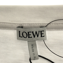 LOEWE ロエベ 【men3868M】 ロゴ S/S Tee H526Y22X75 トップス ロゴ 半袖 ホワイト コットン ポリエステル ポリウレタン ポルトガル製 MO_画像5