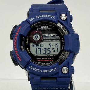 G-SHOCK ジーショック 【ITYNYEVKQROK】 CASIO カシオ 腕時計 GWF-1000NV-2 フロッグマン メンインネイビー 電波ソーラー ブルー デジタル