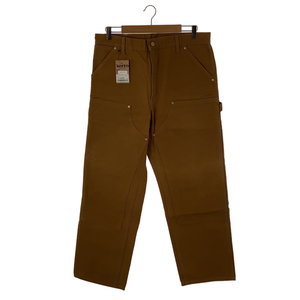 carhartt カーハート 【men987AH】 90's 00's ブラウンダックダブルニーペインターパンツ USA製 W36 ノンウォッシュ？ AG