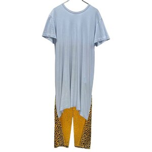 COMME des GARCONS HOMME PLUS [men3846I] 18SS back Leopard do King . tail cut and sewn T-shirt Archive disco disco period AR