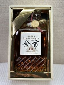 ウイスキー NIKKA（ニッカ）余市 10年 北海道余市モルト 原酒仕様 角瓶 43％ 700ml