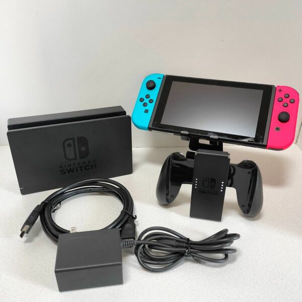 ③Nintendo Switch ニンテンドースイッチ ネオンレッド ネオンブルー　バッテリー強化型