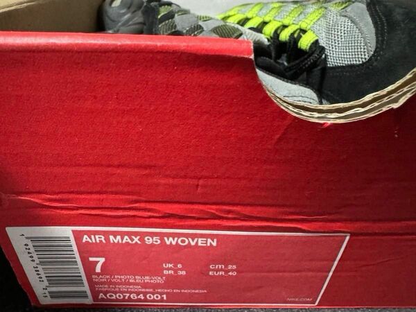 Nike Air Max 95 Woven "Yellow" 美品　お値引き不可です。
